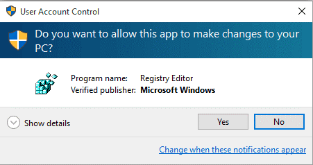 click yes to proceed